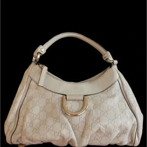 Gucci Cream Satchel Bag